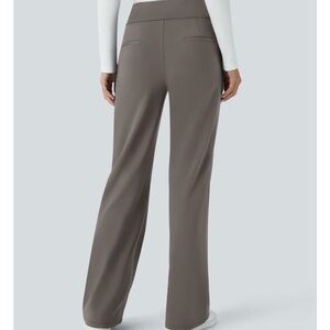 Halara Flex™ DayStretch Mid Rise Side Zipper Pocket Work Flare Pants